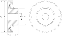 Backlash Free Spur Gears Precision from Ondrives UK precision gear and gearbox manufacturer