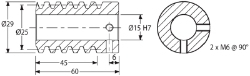 Ondrives Precision Gears and Gearboxes Part number  PW2.0-1S