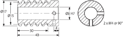 Ondrives Precision Gears and Gearboxes Part number  PW1.0-1PK