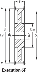 Ondrives Precision Gears and Gearboxes Part number  P64-8M-50F