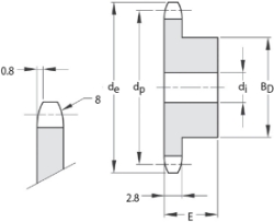 Ondrives Precision Gears and Gearboxes Part number  SCS8-10