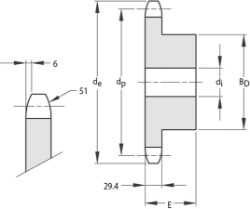 Ondrives Precision Gears and Gearboxes Part number  SCS50.8-10