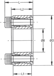 Ondrives Precision Gears and Gearboxes Part number  OKBS40-140X190