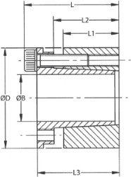 Ondrives Precision Gears and Gearboxes Part number  OKBS70-35X60