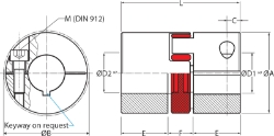 Ondrives Precision Gears and Gearboxes Part number  OKBE2/19