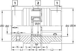 rotex coupling servo Precision from Ondrives UK precision gear and gearbox manufacturer