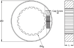 Ondrives Precision Gears and Gearboxes Part number  PSC2.00-16-35