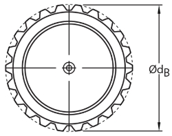 DIN 5480 N W Spline Hub Shaft from Ondrives UK precision gear and gearbox manufacturer