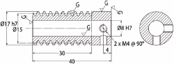 Ondrives Precision Gears and Gearboxes Part number  UPW1.0-3H