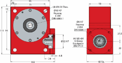 Ondrives Precision Gears and Gearboxes Part number  PFN40-12