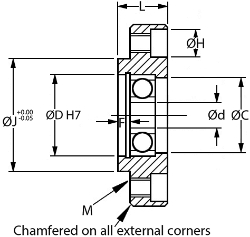 Bearing Assemblies from Ondrives UK precision gear and gearbox manufacturer