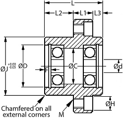 Bearing Assemblies from Ondrives UK precision gear and gearbox manufacturer