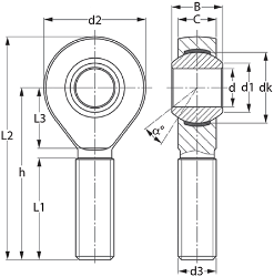 Ondrives Precision Gears and Gearboxes Part number  BEM-14/LH