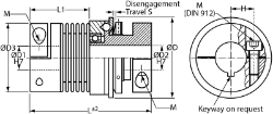 bellow coupling servo Precision from Ondrives UK precision gear and gearbox manufacturer