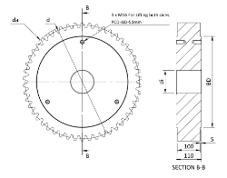 Case Hardened Steel Spur Gears from Ondrives UK precision gear and gearbox manufacturer