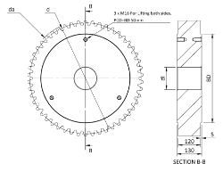 Case Hardened Steel Spur Gears from Ondrives UK precision gear and gearbox manufacturer