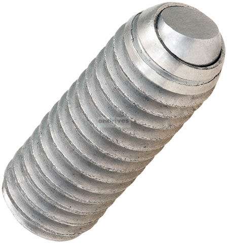 Stainless Steel Set Screws with Flat Ball Terminal