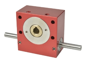 Wormwheel gearbox shaft input with bore output made by Ondrives Precision Gears and Gearboxes