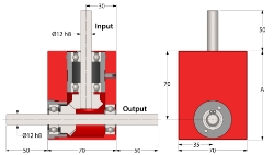 Ondrives Precision Gears and Gearboxes Part number  BL15-4