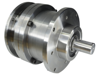 Servo Gearbox bore input, shaft output compact design made by Ondrives Precision Gears and Gearboxes