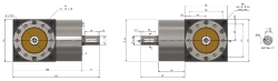 Spiral Bevel Cube Gearbox from Ondrives UK precision gear and gearbox manufacturer