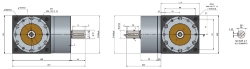 Spiral Bevel Cube Gearbox from Ondrives UK precision gear and gearbox manufacturer