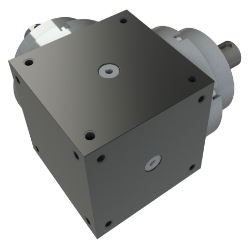 Spiral Bevel Cube Gearbox from Ondrives UK precision gear and gearbox manufacturer