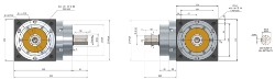 Spiral Bevel Cube Gearbox from Ondrives UK precision gear and gearbox manufacturer