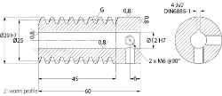 Ondrives Precision Gears and Gearboxes Part number  UPW2.0-3PH